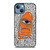 TOY MACHINE SKATEBOARD DOODLE iPhone 13 Case