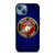UNITED STATES MARINE CORPS BADGE iPhone 13 Case