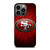 SAN FRANCISCO 49ERS SF METAL iPhone 13 Pro Case SAN FRANCISCO 49ERS SF METAL iPhone 13 Pro Case