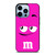 M&M PINK iPhone 13 Pro Max Case