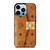 MCM WORLD WIDE BROWN LEATHER iPhone 13 Pro Max Case
