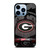 UNIVERSITY OF GEORGIA BULLDOGS UGA BLACK iPhone 13 Pro Max Case