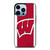 WISCONSIN BADGERS LOGO iPhone 13 Pro Max Case