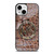MICHAEL KORS BROWN LEATHER iPhone 13 Mini Case