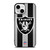 OAKLAND RAIDERS STRIPE LOGO iPhone 13 Mini Case