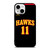 TRAE YOUNG ATLANTA HAWKS BLACK iPhone 13 Mini Case TRAE YOUNG ATLANTA HAWKS BLACK iPhone 13 Mini Case