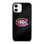 MONTREAL CANADIENS CARBON LOGO iPhone 12 Case