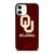 OKLAHOMA SOONERS WOODEN LOGO iPhone 12 Case