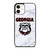 UGA GEORGIA BULLDOGS MARBLE LOGO iPhone 12 Case