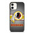 WASHINGTON REDSKINS EMBLEM CARBON iPhone 12 Case