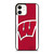 WISCONSIN BADGERS LOGO iPhone 12 Case
