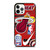 MIAMI HEAT NBA STICKER BOMB iPhone 12 Pro Case