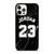 MICHAEL JORDAN 23 BLACK MARBLE iPhone 12 Pro Case