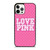 VICTORIA'S SECRET LOVE PINK LOGO iPhone 12 Pro Case