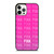 VICTORIA'S SECRET PINK LOGO iPhone 12 Pro Case