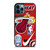 MIAMI HEAT NBA STICKER BOMB iPhone 12 Pro Max Case