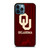 OKLAHOMA SOONERS WOODEN LOGO iPhone 12 Pro Max Case