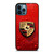 PORSCHE RED EMBLEM iPhone 12 Pro Max Case
