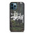 STUSSY SPOOKY FOREST LOGO iPhone 12 Pro Max Case