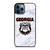 UGA GEORGIA BULLDOGS MARBLE LOGO iPhone 12 Pro Max Case
