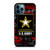 US ARMY CAMO LOGO iPhone 12 Pro Max Case