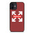 OFF WHITE LOGO X SUPREME RED iPhone 12 Mini Case