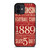 WISCONSIN BADGER OLD TICKET iPhone 12 Mini Case