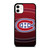 MONTREAL CANADIENS HALFTONE LOGO iPhone 11 Case