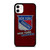 NEW YORK RANGERS SUEDE TEXTURE iPhone 11 Case