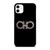 SALVATORE FERRAGAMO LOGO BLACK iPhone 11 Case