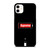 SUPREME PHONE LOW BATTERY iPhone 11 Case SUPREME PHONE LOW BATTERY iPhone 11 Case