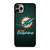 MIAMI DOLPHINS WOODEN LOGO iPhone 11 Pro Case