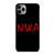 NWA NIGGAZ WIT ATTITUDES HIP HOP LOGO iPhone 11 Pro Case