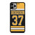 PATRICE BERGERON BOSTON BRUINS NHL iPhone 11 Pro Case
