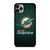 MIAMI DOLPHINS WOODEN LOGO iPhone 11 Pro Max Case