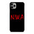 NWA NIGGAZ WIT ATTITUDES HIP HOP LOGO iPhone 11 Pro Max Case