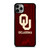 OKLAHOMA SOONERS WOODEN LOGO iPhone 11 Pro Max Case