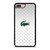 LACOSTE SILVER PATTERN iPhone 8 Plus Case