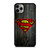 SUPERMAN WOODEN LOGO iPhone 11 Pro Max Case