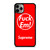 SUPREME FUCK EM RED iPhone 11 Pro Max Case