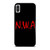 NWA NIGGAZ WIT ATTITUDES HIP HOP LOGO iPhone X / XS Case
