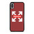 OFF WHITE LOGO X SUPREME RED iPhone X / XS Case