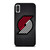 PORTLAND TRAIL BLAZERS SYMBOL METAL iPhone X / XS Case