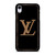 LOUIS VUITTON ROUND BLACK iPhone XR Case