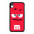 M&M RED iPhone XR Case