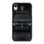 MASERATI CAR BLACK LOGO iPhone XR Case