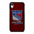NEW YORK RANGERS SUEDE TEXTURE iPhone XR Case