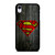 SUPERMAN WOODEN LOGO iPhone XR Case