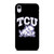 TCU HORNED FROGS FOOTBALL LOGO iPhone XR Case
