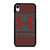 UNDER ARMOUR LOGO PATTERN iPhone XR Case